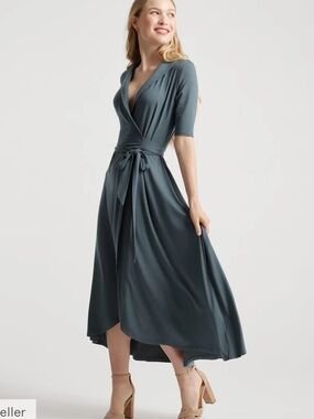Quince | Dresses | Quince 0 European Linen Corset Midi Dress | Poshmark
